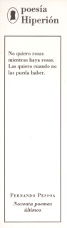  Fernando Pessoa : Noventa poemas ultimos 