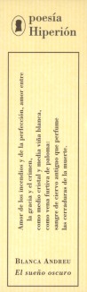 Blanca Andreu : El sueno oscuro 