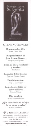   Dialogos con el Sr. Ibarrextxe : Gaudencio Hernandez 
